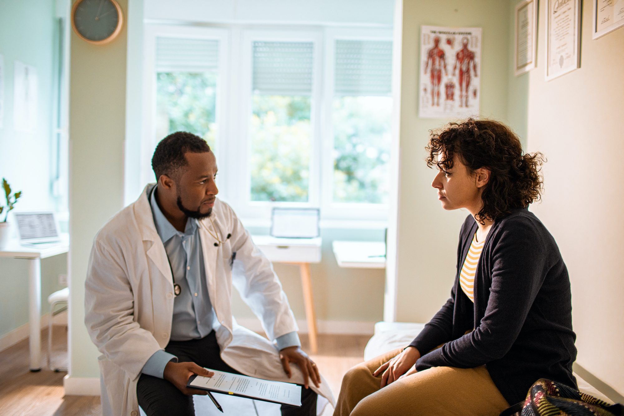 doctor meeting with patient